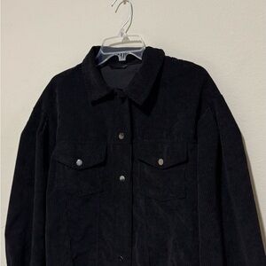 Women's Black Corduroy Jacket